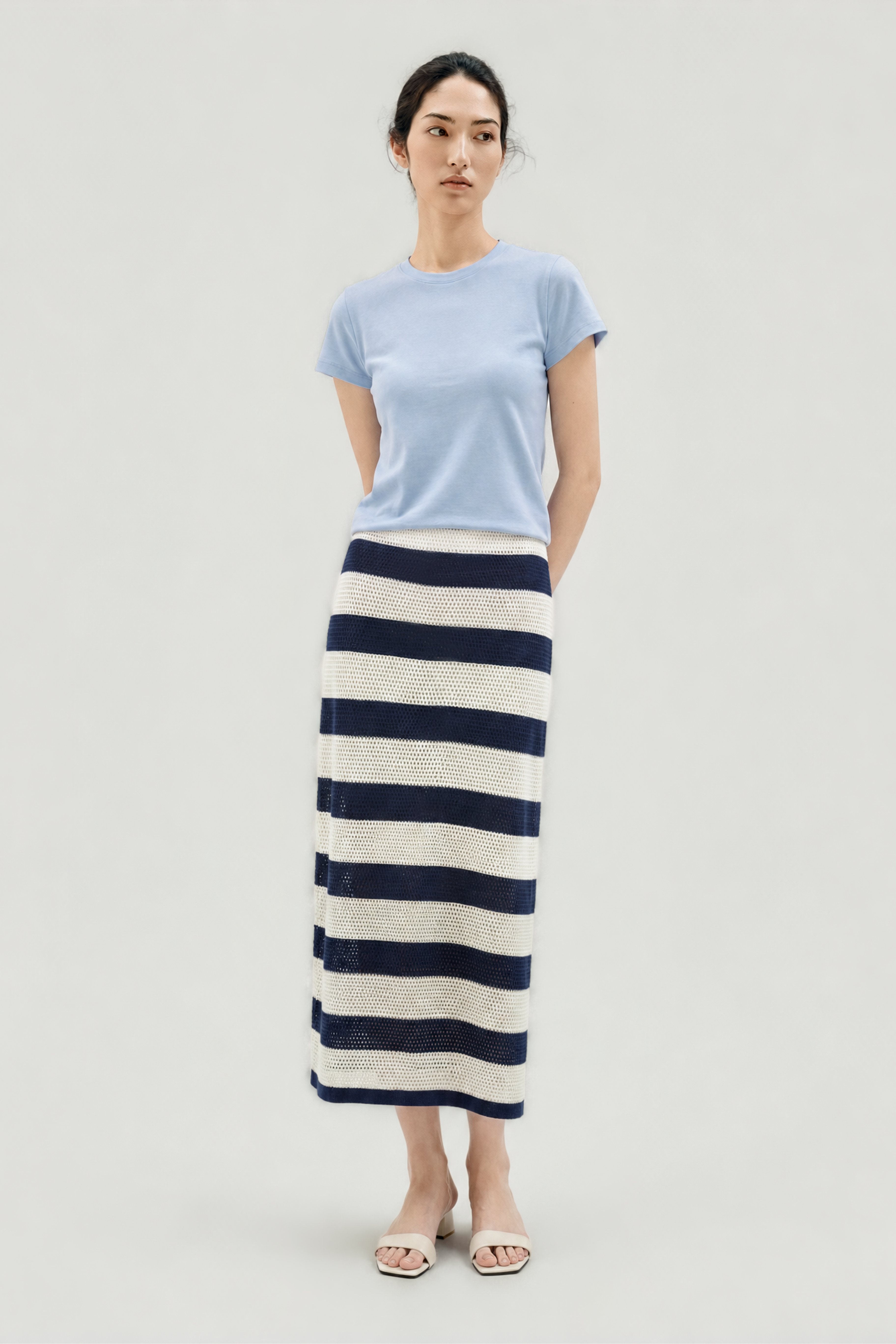 ORRI 2.0 organic cotton tee (Light blue)