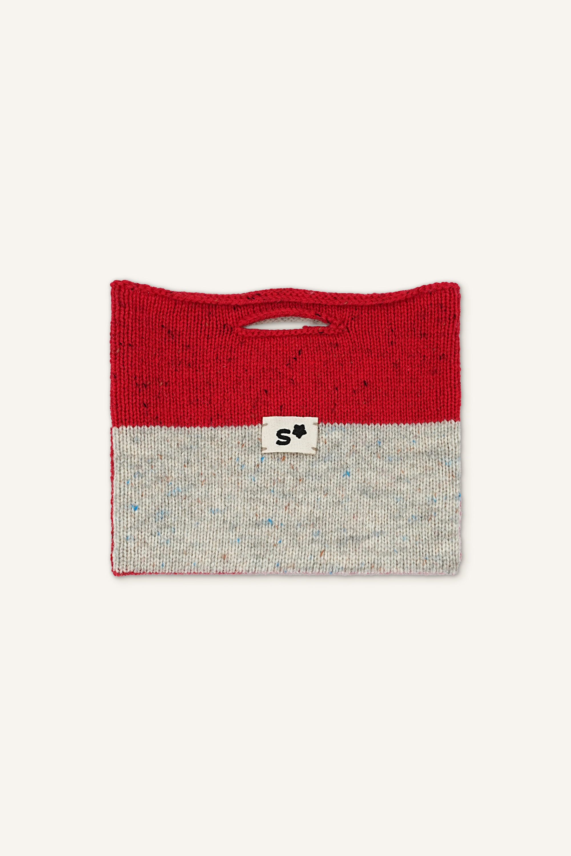 RAINBOW mini merino wool bag