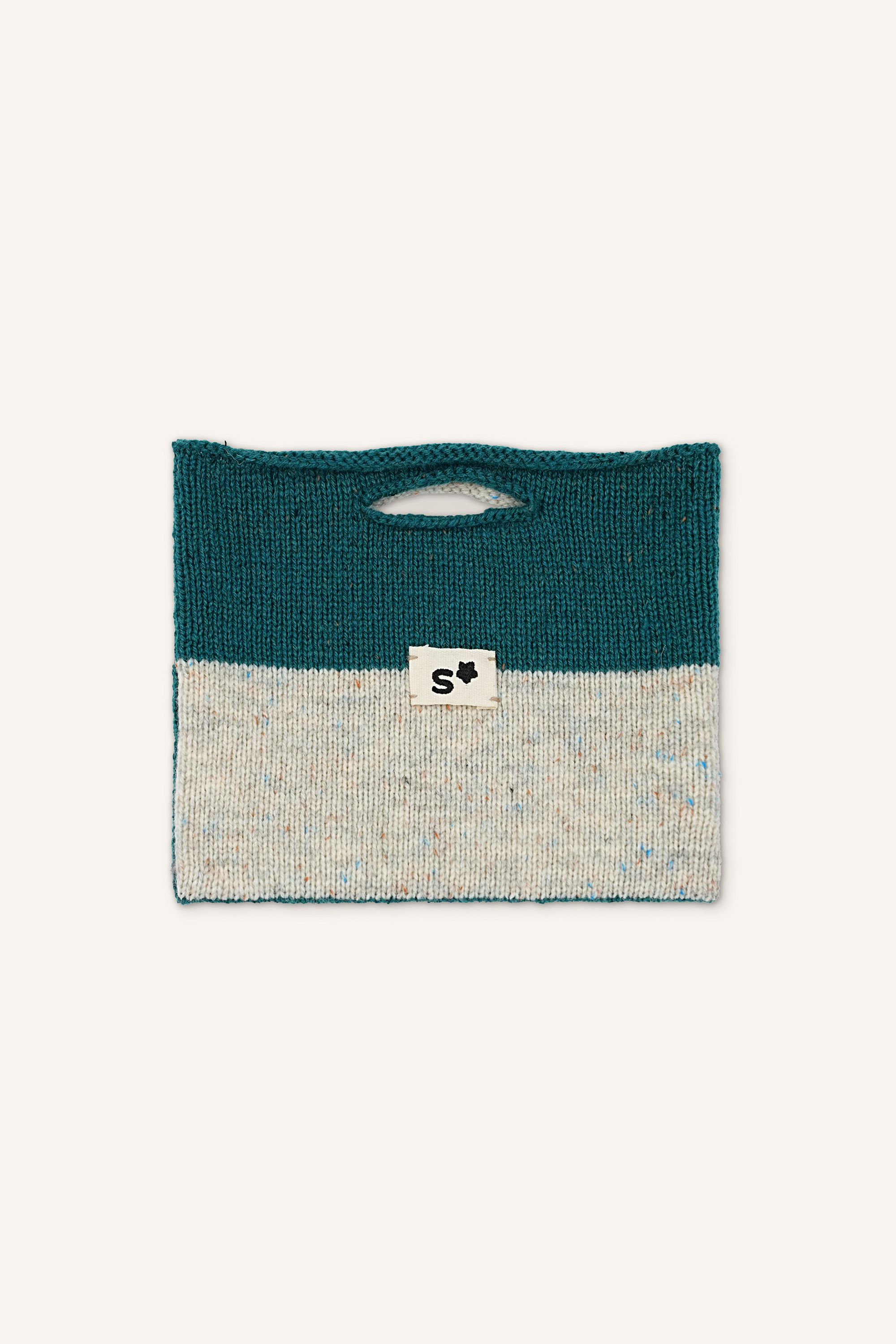 RAINBOW mini merino wool bag