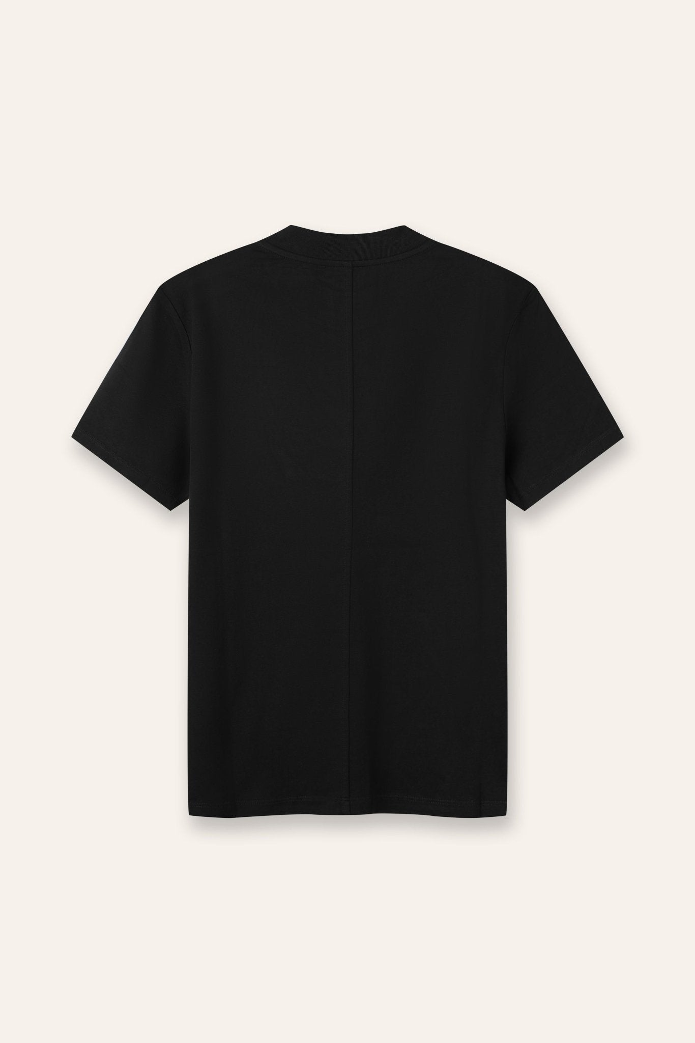 DORIS relaxed cotton tee (Black) - STELLAM