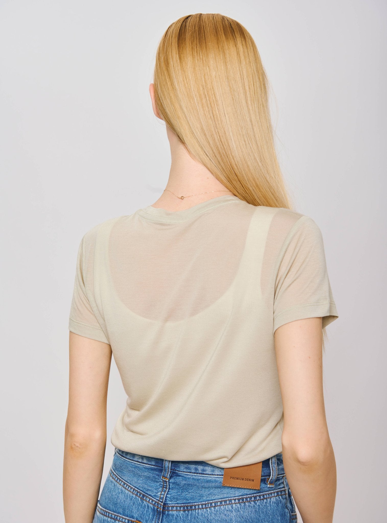 ECO Tencel tee (Sage) - STELLAM