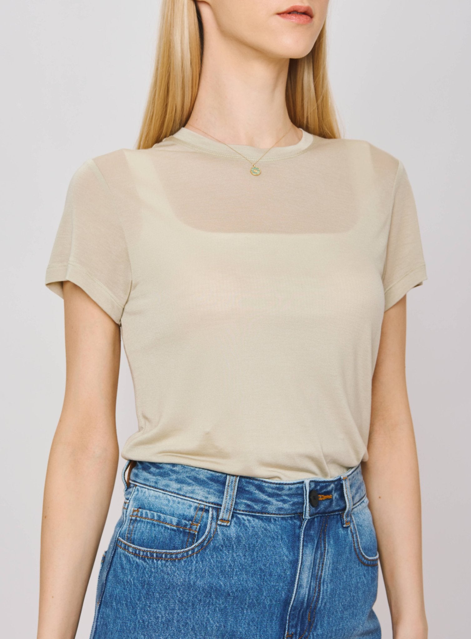 ECO Tencel tee (Sage) - STELLAM