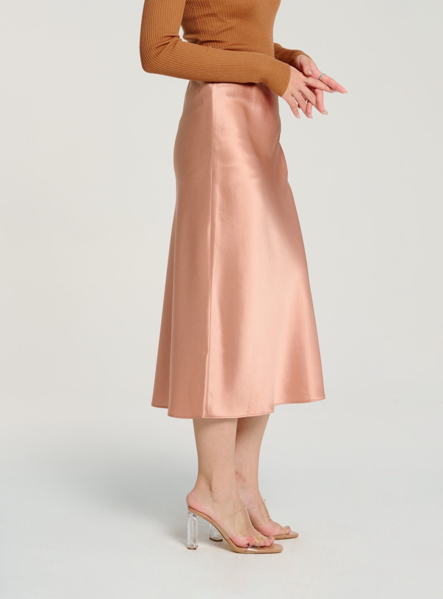 GLITTER B Mid-night midi skirt (Carol) - STELLAM