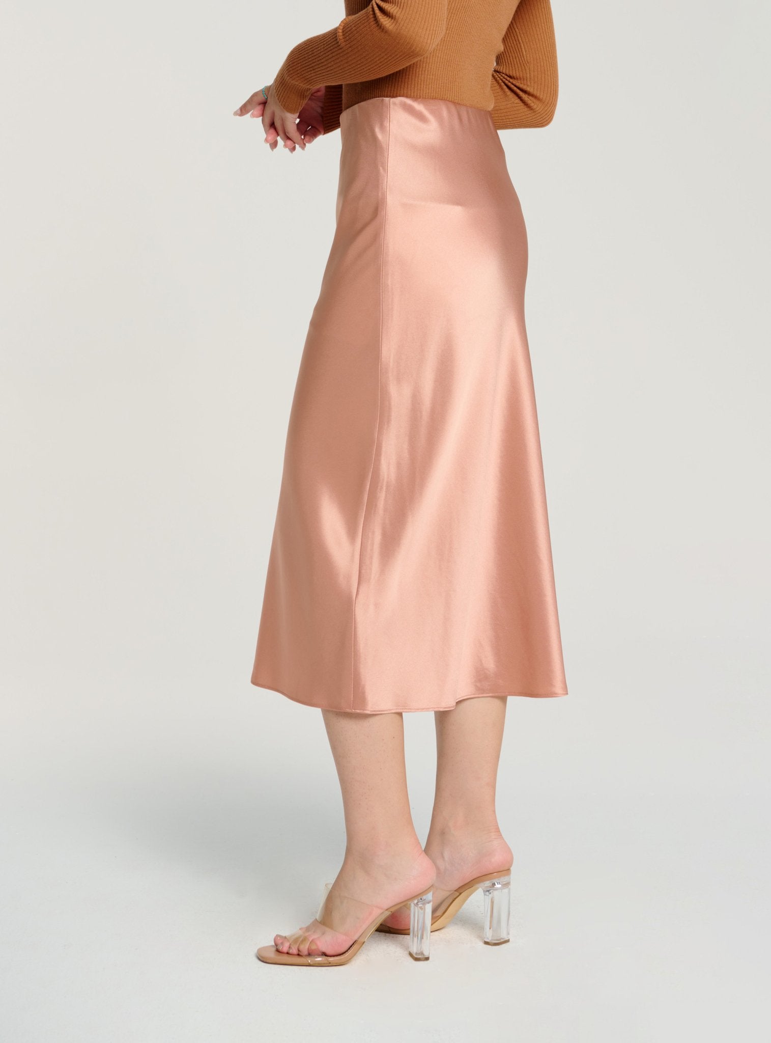 GLITTER B Mid-night midi skirt (Carol) - STELLAM