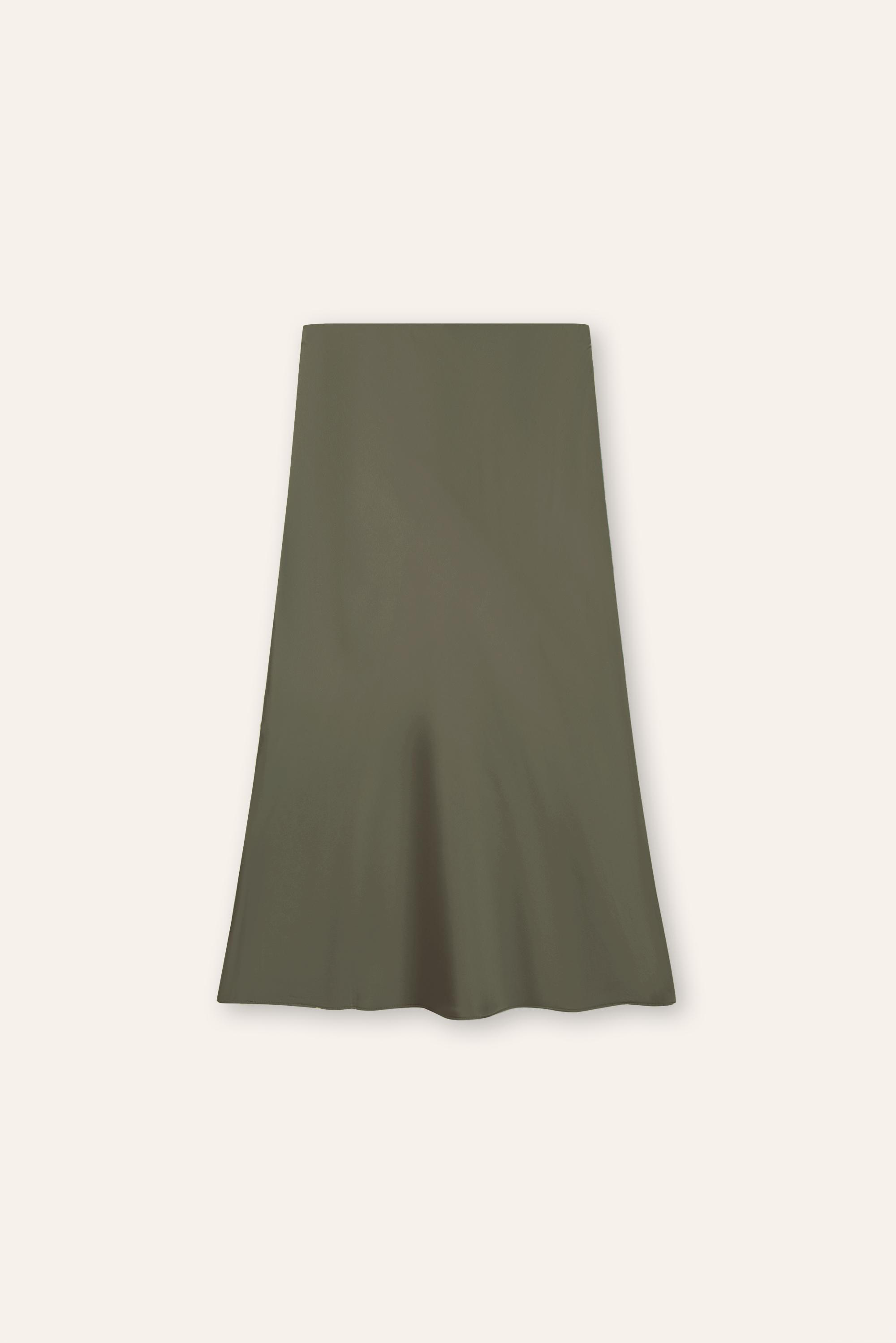 GLITTER B Mid-night midi skirt (Ash green)