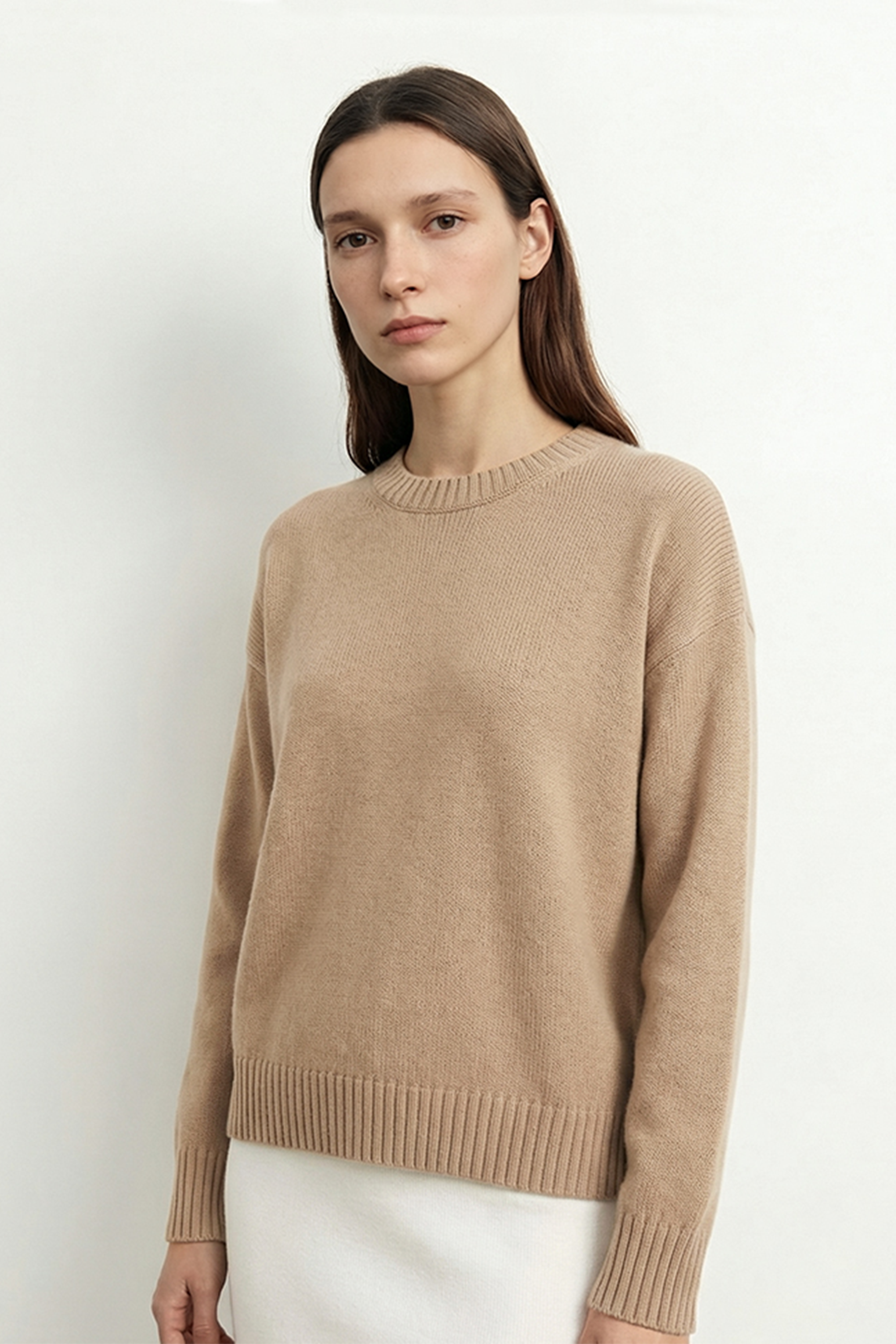 ISA cashmere sweater (Biscuit)