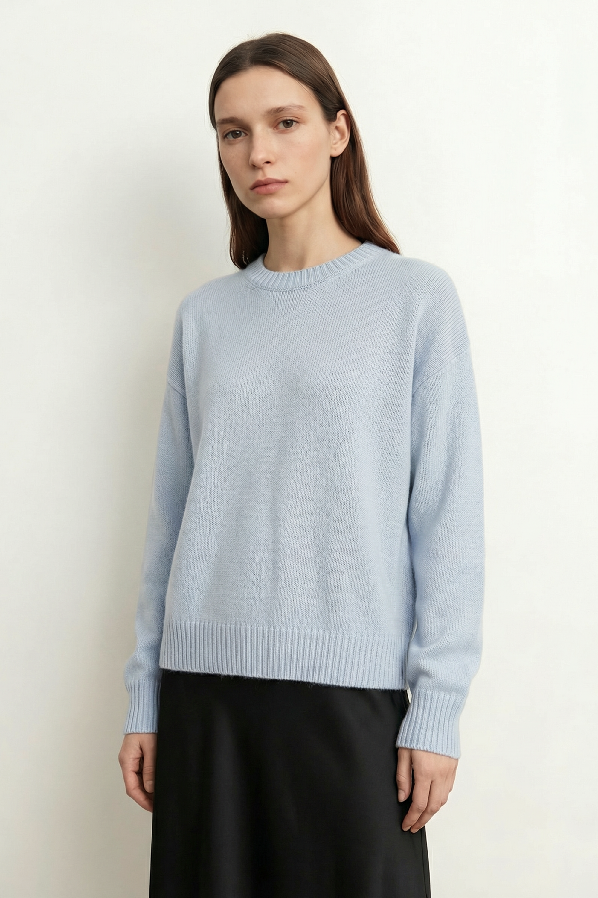 ISA羊絨衫（淺藍色）