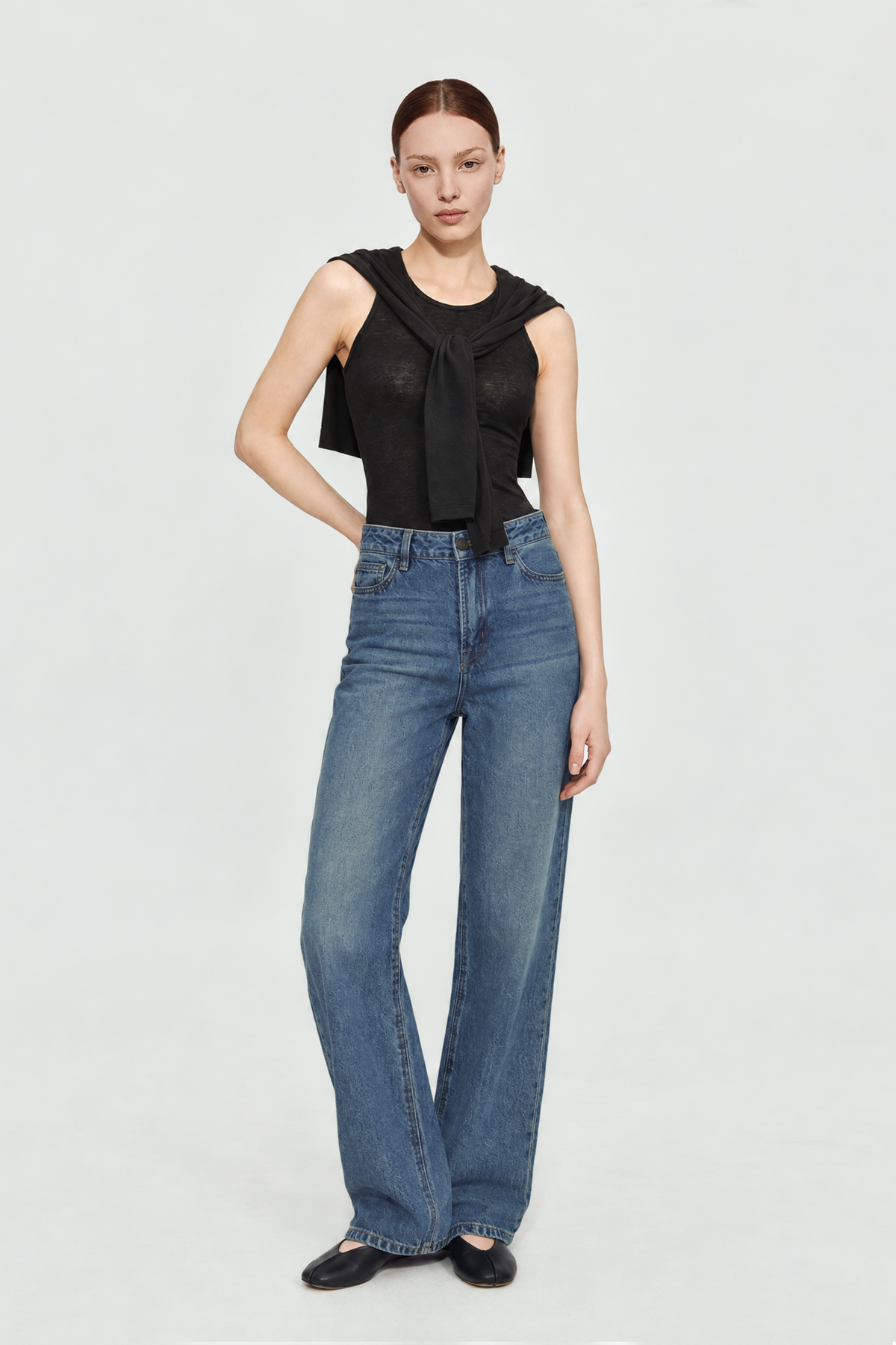 JOCY pima cotton tank top (Black)