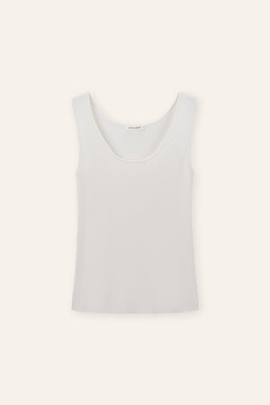 LENYA silk tank top (White)