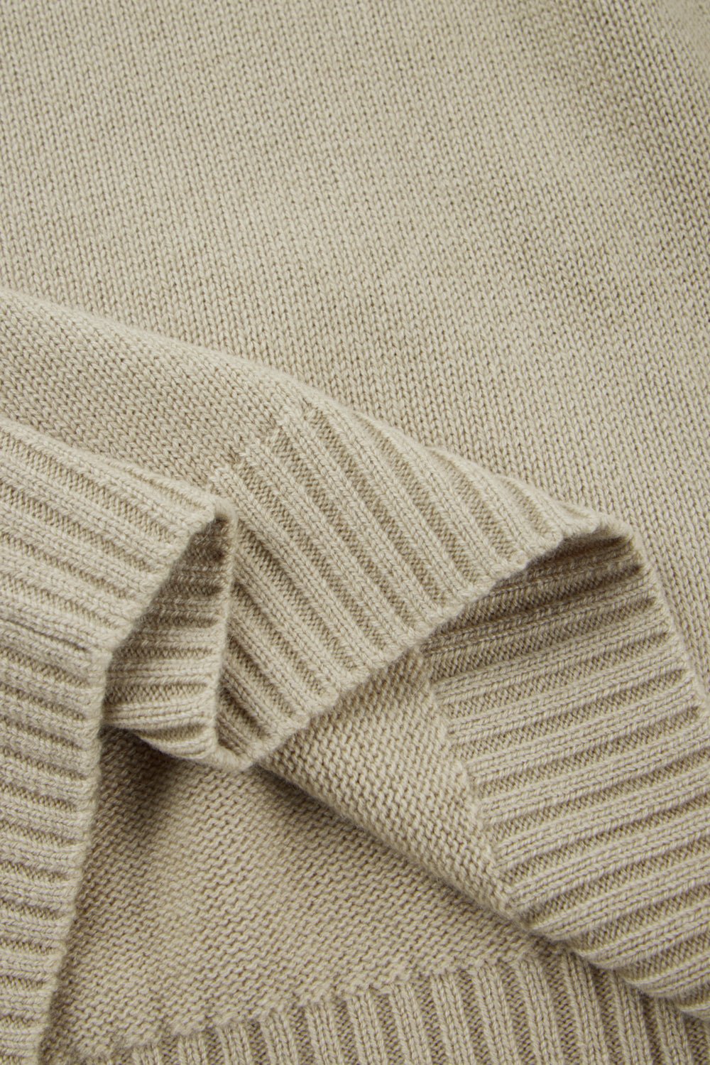 LINE cashmere-blended sweater (Butter) - STELLAM