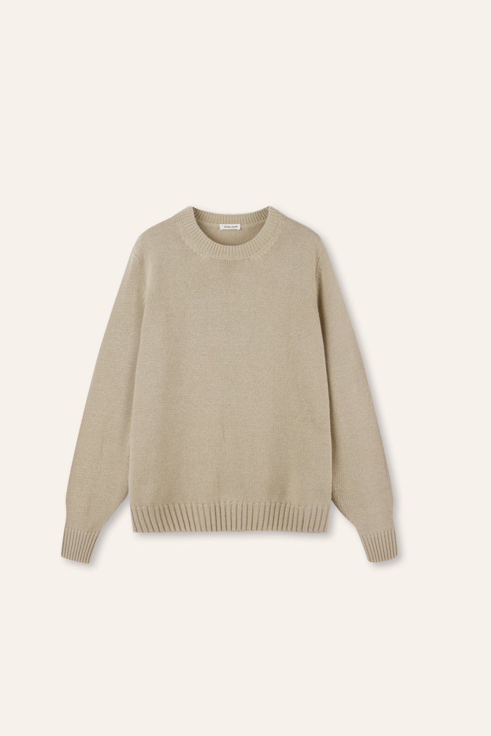 LINE cashmere-blended sweater (Butter) - STELLAM