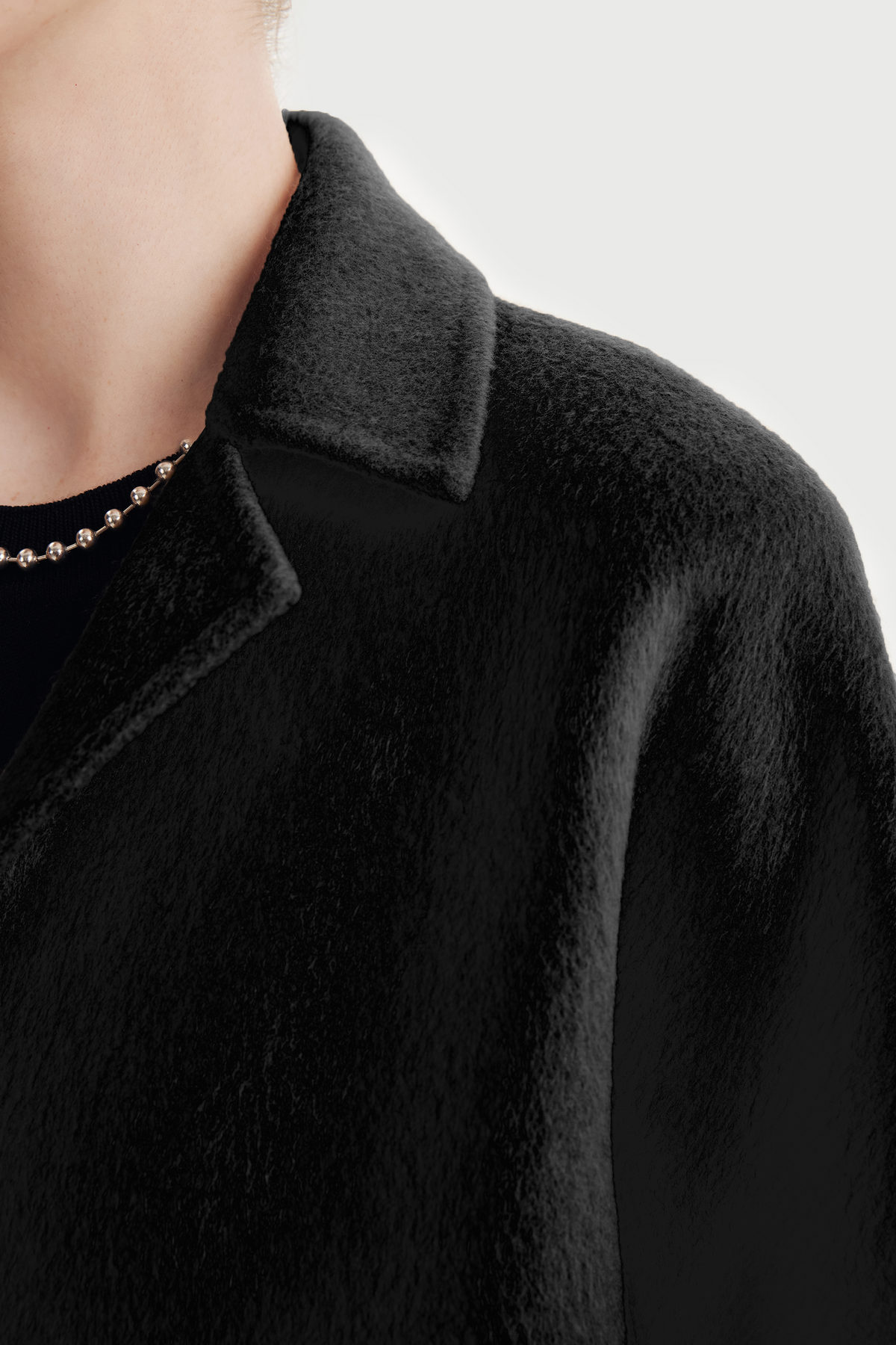 MARCO camel-blended jacket (Black)