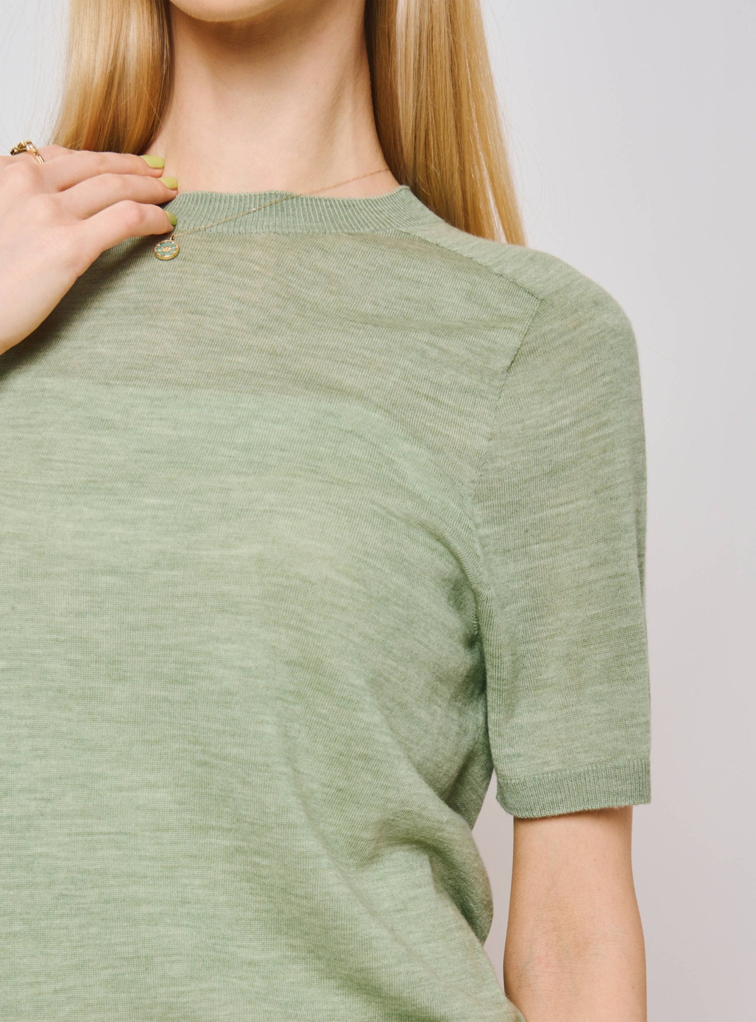 MAYA superfine merino wool top (Sage) - STELLAM