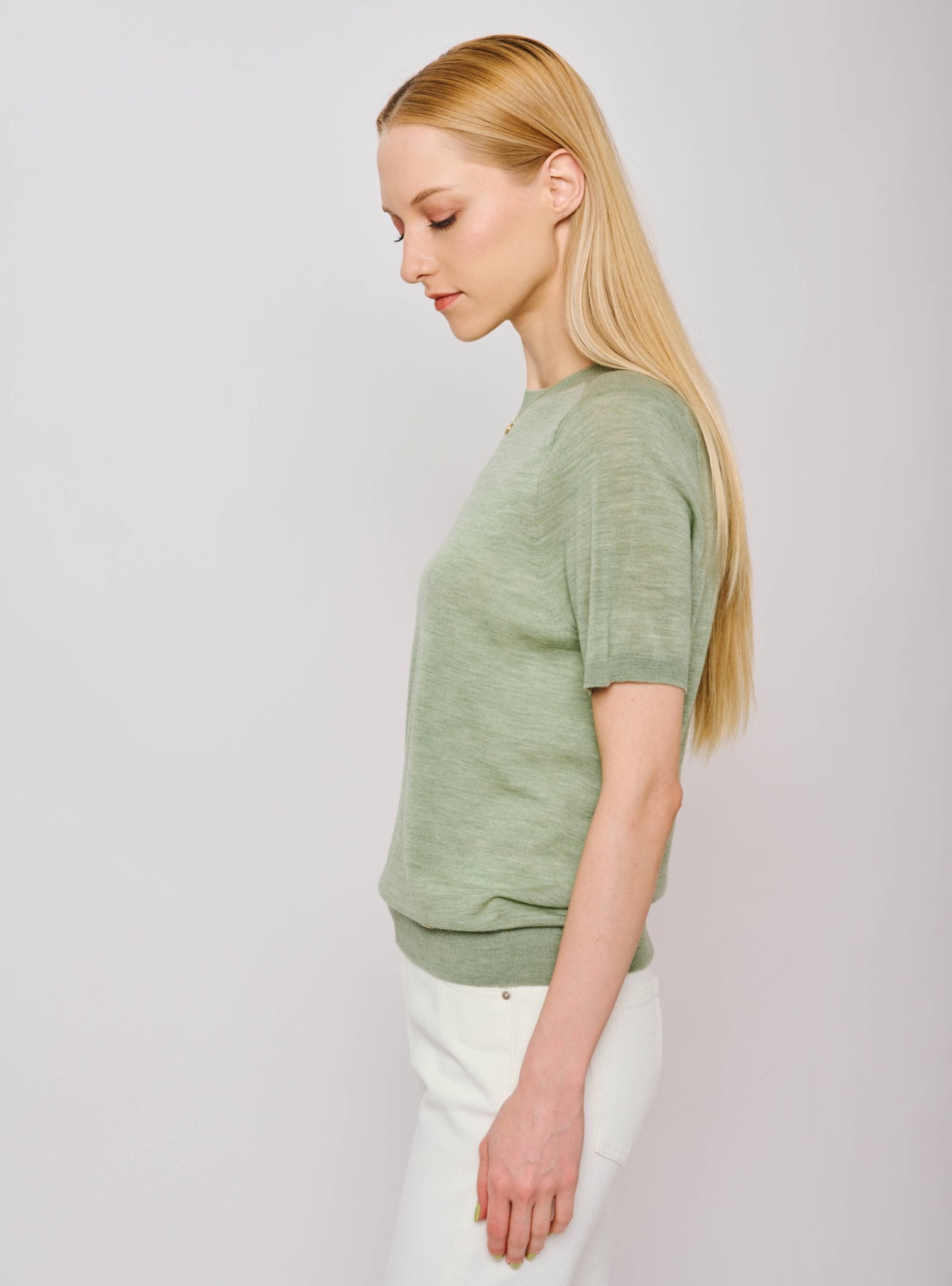 MAYA superfine merino wool top (Sage) - STELLAM