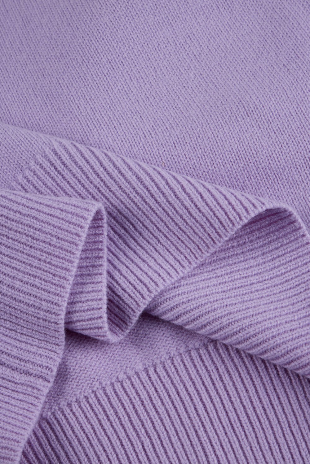 PHOEBE oversized wool turtleneck sweater (Lilac) - STELLAM