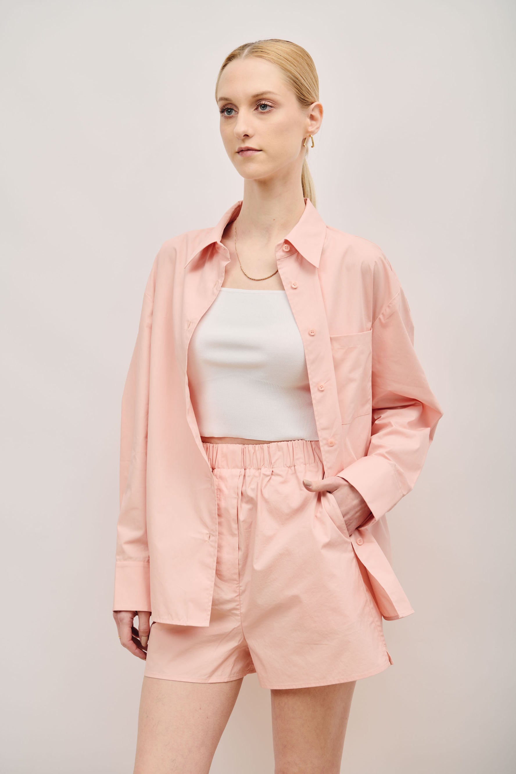 LUI cotton shorts (Pink)
