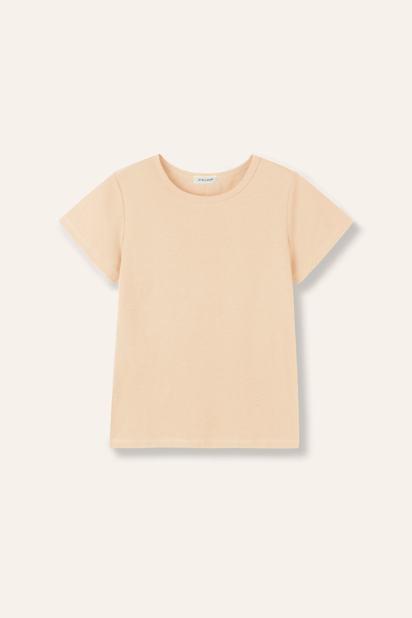 UNION cotton tee (Nude) - STELLAM