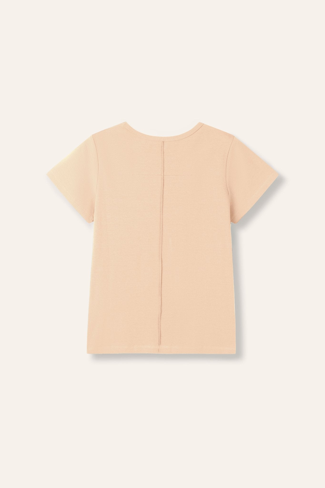 UNION cotton tee (Nude) - STELLAM