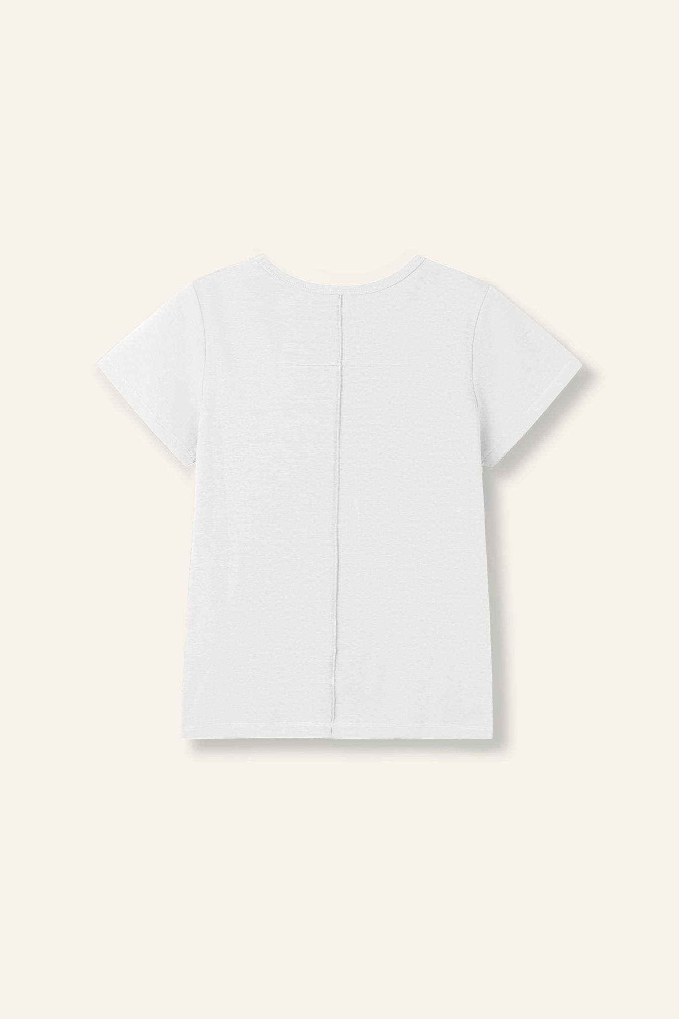 UNION cotton tee (White) - STELLAM