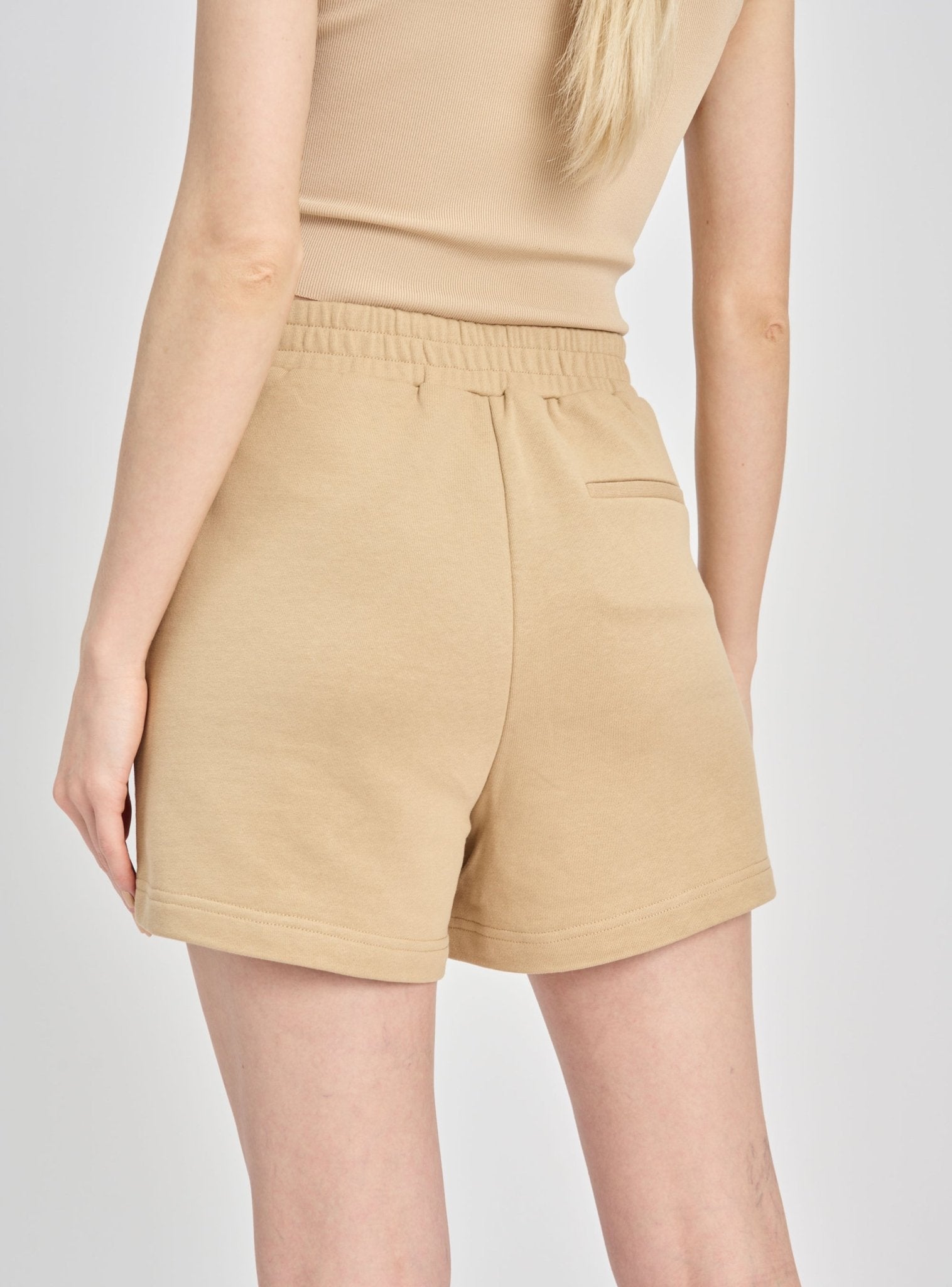 VENICE cotton shorts (Khaki) - STELLAM