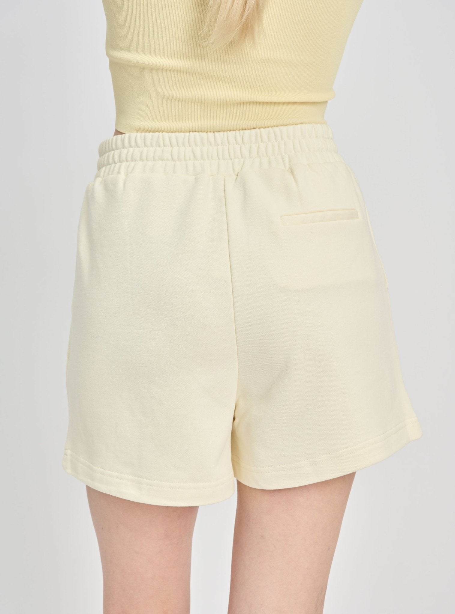 VENICE cotton shorts (Light yellow) - STELLAM