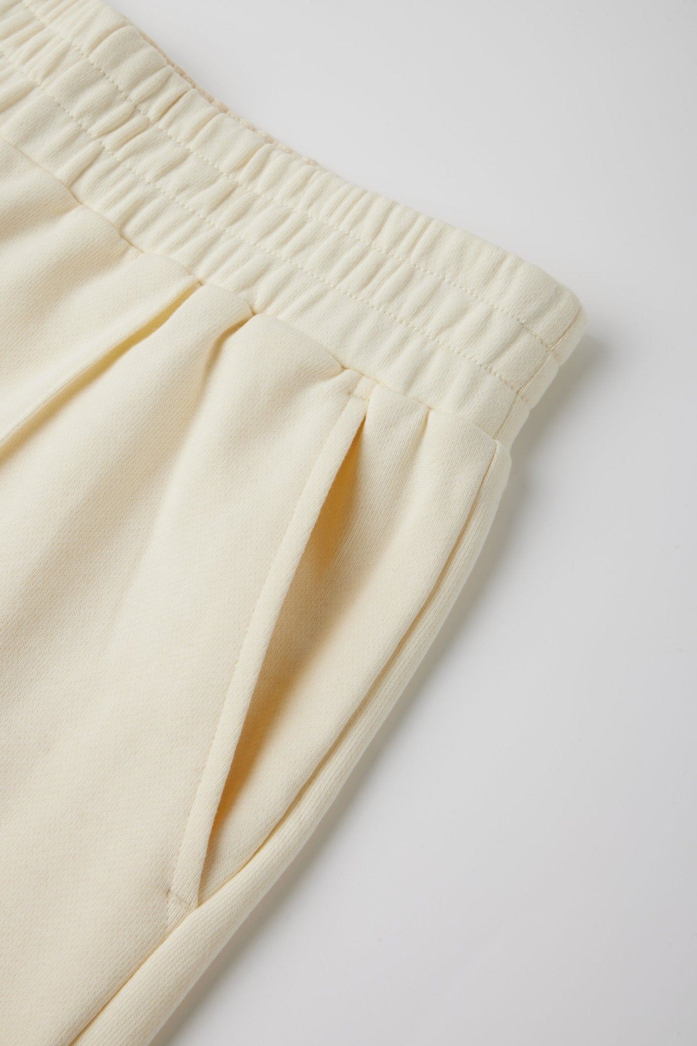 VENICE cotton shorts (Light yellow) - STELLAM