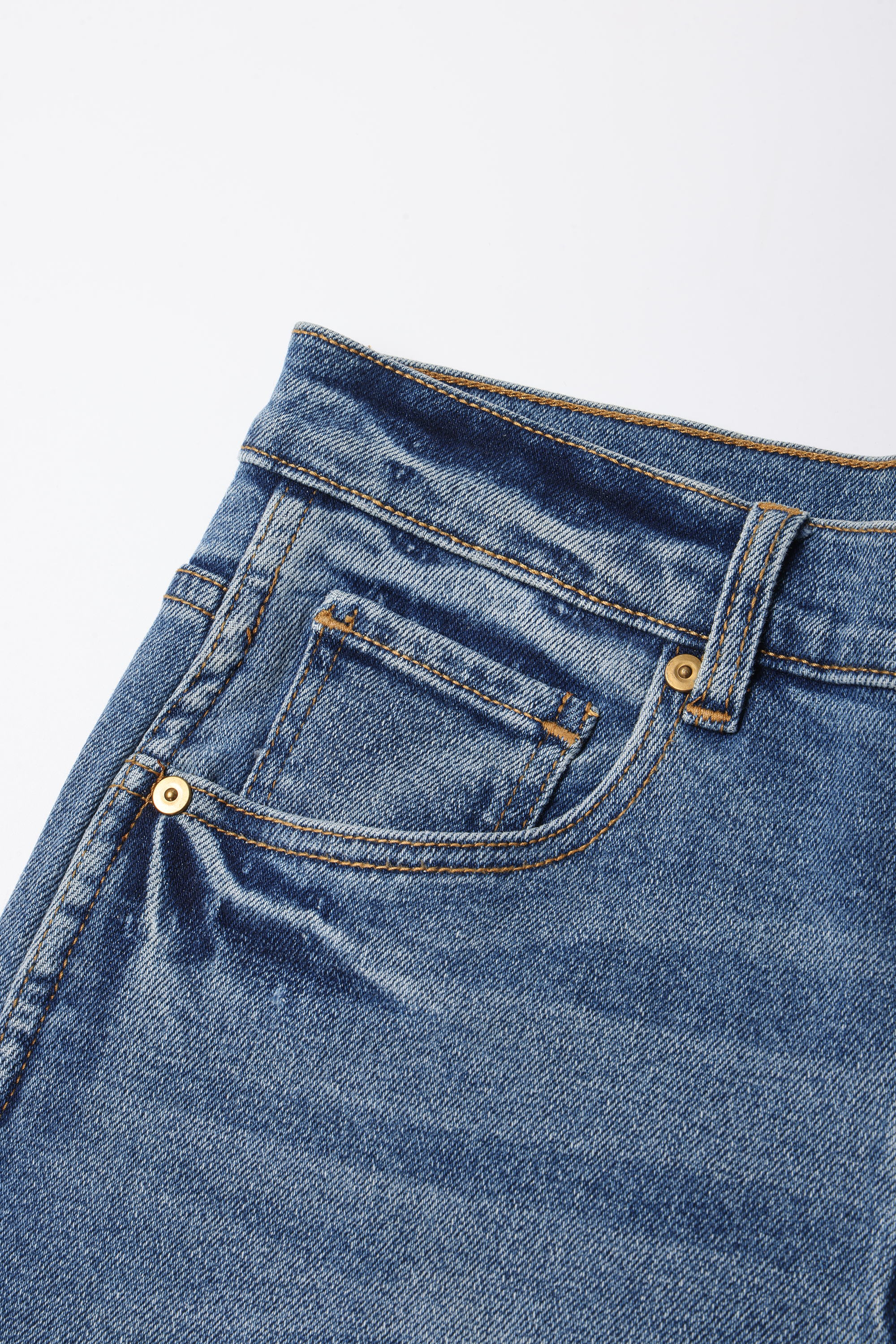 WELL low waisted straight-leg jeans (Blue)