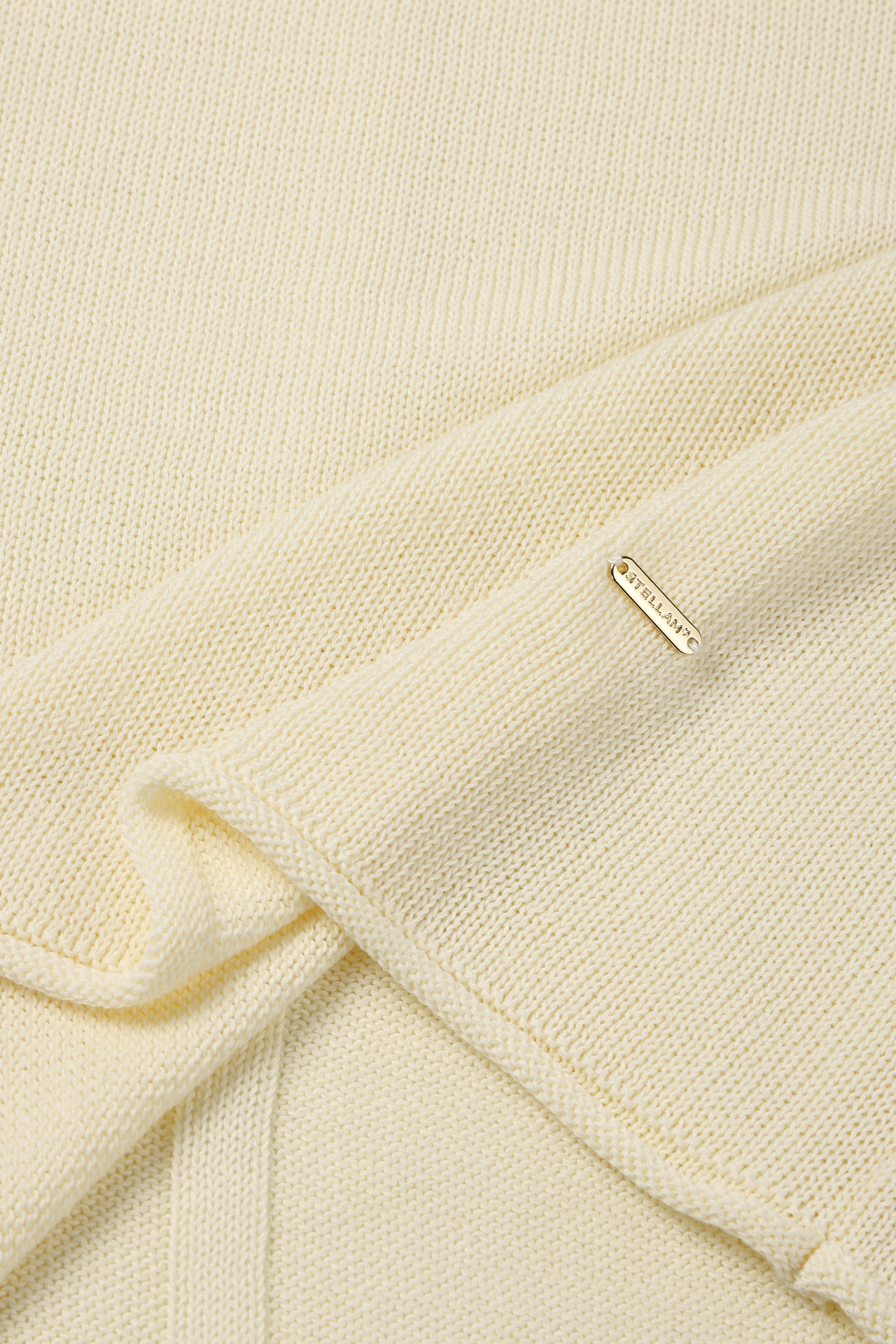WIGGLE acetate cotton oversize top (Light yellow)